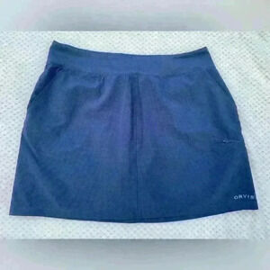 Orvis blue athletic skort sz L tenniscore golf athleisure teacher activewear